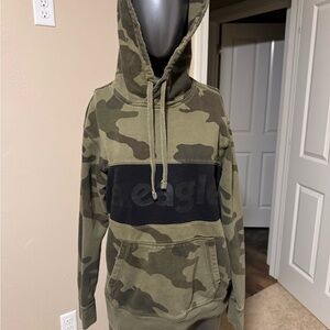 American Eagle Outfitters Olive Green Hoodie